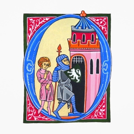 Adaptation du manuscrit Lancelot du Lac. Période gothique.
